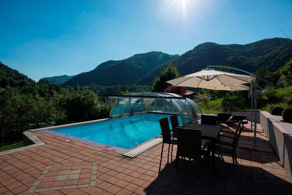Villa Hisa Taljat Most na Soči Esterno foto